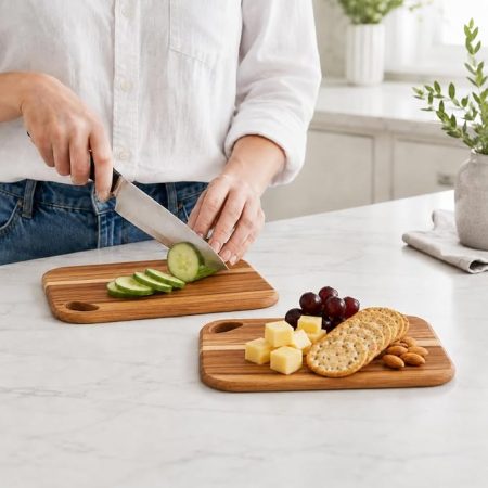 Small Teak Wood Cutting Board